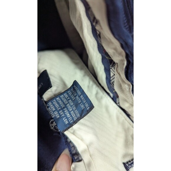Polo by Ralph Lauren Men Pants 36x29 Vintage 90s Corduroy Chino Straight Fit - Picture 6 of 11